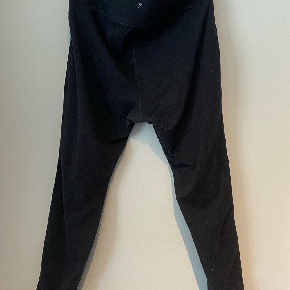 Dark Grey leggings with color stripes on side